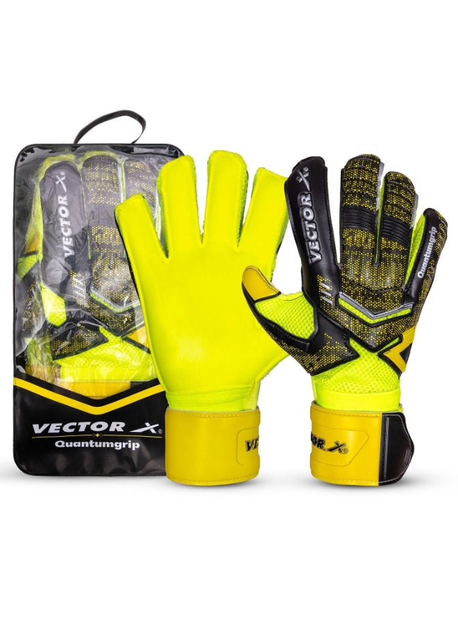 Vector X Quantum Goalkeeper Gloves, Soccer Gloves, Goalie Gloves, Breathable Football Gloves - 9 - Image 1